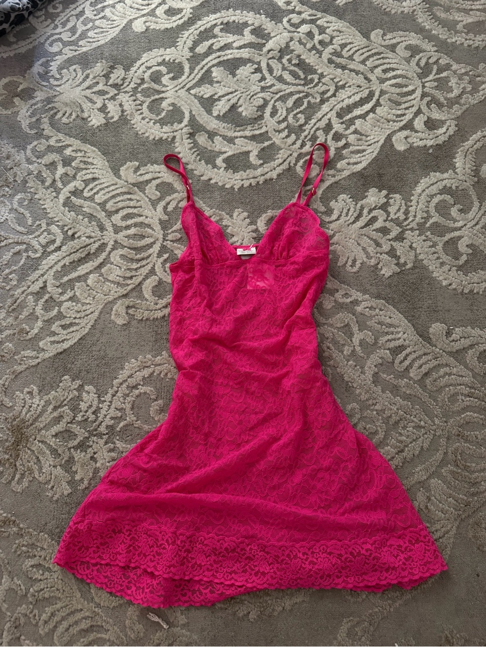 Victoria's Secret Hot Pink Lace Bralette